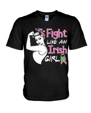 Fight Like An Irish Girl V-Neck T-Shirt thumbnail