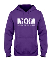 Mom - The Veteran - The Myth - The Legend Hooded Sweatshirt thumbnail
