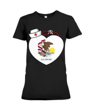 Nurse - National Nurse Week for Illinois Premium Fit Ladies Tee thumbnail