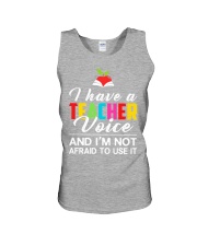 Teacher Voice Unisex Tank tile