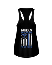 Nurses Back The Blue - I've Got Your Six Ladies Flowy Tank tile
