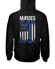 Nurses Back The Blue - I've Got Your Six Hooded Sweatshirt tile