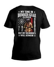 Firefighter - Bunker Gear V-Neck T-Shirt tile