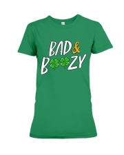 Bad and Boozy - St Patrick's Day Premium Fit Ladies Tee thumbnail