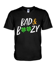 Bad and Boozy - St Patrick's Day V-Neck T-Shirt thumbnail