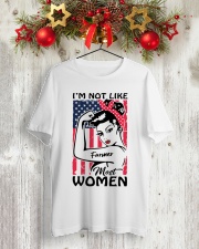 Farmer - I'm not like most Women Classic T-Shirt lifestyle-holiday-crewneck-front-2