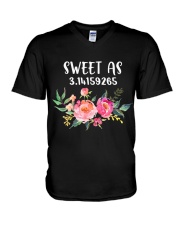 Sweet as Pi V-Neck T-Shirt thumbnail