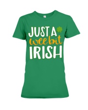 Just A Wee Bit Irish Premium Fit Ladies Tee thumbnail