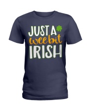Just A Wee Bit Irish Ladies T-Shirt thumbnail