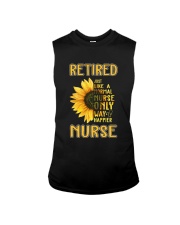 Retired Nurse Happier Sleeveless Tee thumbnail