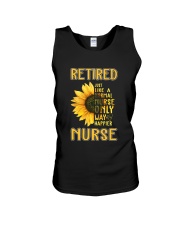 Retired Nurse Happier Unisex Tank thumbnail