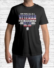 Veteran Dad - The most important call me Dad Classic T-Shirt lifestyle-mens-crewneck-front-1