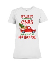 CNA - This side of the nuthouse Premium Fit Ladies Tee tile