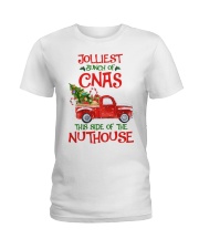 CNA - This side of the nuthouse Ladies T-Shirt tile