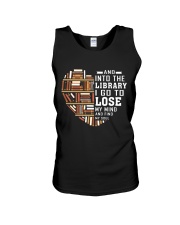 And into the Library I go to lose My Mind Unisex Tank thumbnail