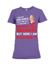 Grumpy Old Grandpa Premium Fit Ladies Tee thumbnail