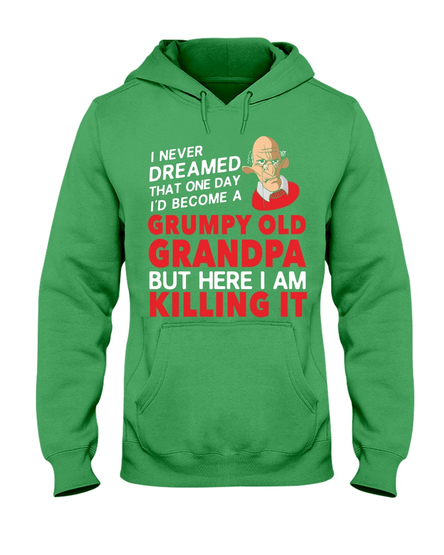 Grumpy Old Grandpa Hooded Sweatshirt