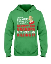 Grumpy Old Grandpa Hooded Sweatshirt front