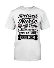 Retired Nurse - Stay at Home Dog Mom Premium Fit Mens Tee thumbnail