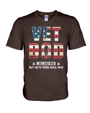 VET BOD Flag V-Neck T-Shirt tile