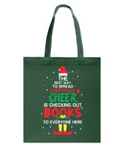 Librarian - The best way to spread Christmas Cheer Tote Bag thumbnail