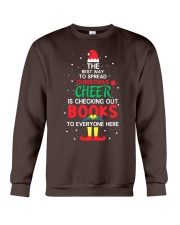 Librarian - The best way to spread Christmas Cheer Crewneck Sweatshirt thumbnail