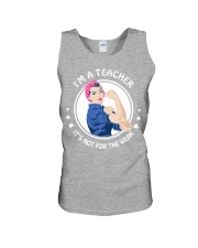 Teacher - Not for weak Unisex Tank thumbnail