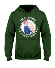 Teacher - Not for weak Hooded Sweatshirt thumbnail