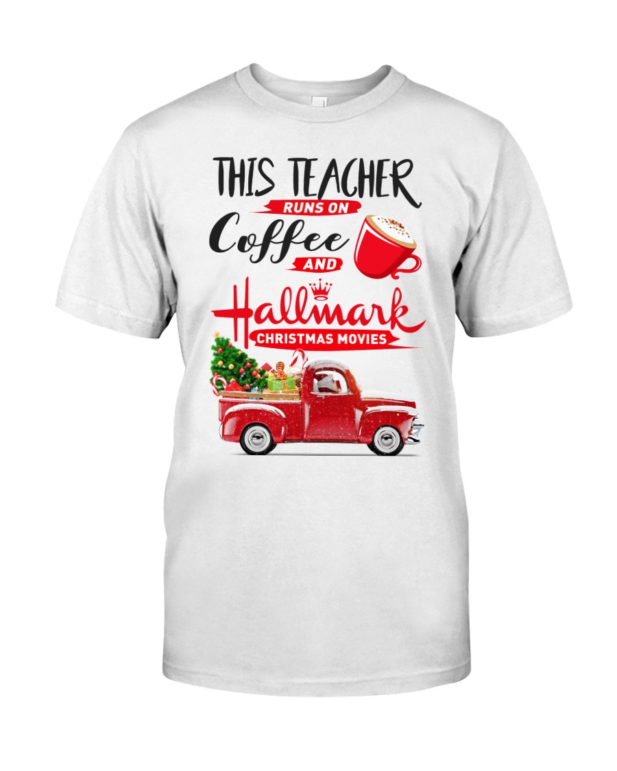 Teacher - Runs on Coffee Classic T-Shirt