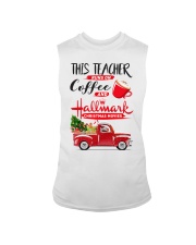 Teacher - Runs on Coffee Sleeveless Tee thumbnail