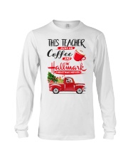 Teacher - Runs on Coffee Long Sleeve Tee thumbnail