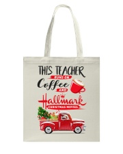 Teacher - Runs on Coffee Tote Bag thumbnail