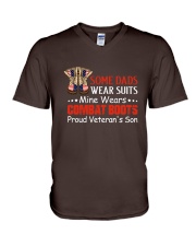 Proud Veteran's Son V-Neck T-Shirt thumbnail