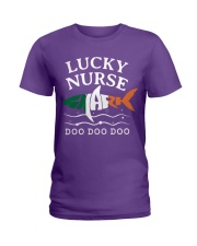 Lucky Nurse Shark - Saint Patrick's Day Ladies T-Shirt thumbnail