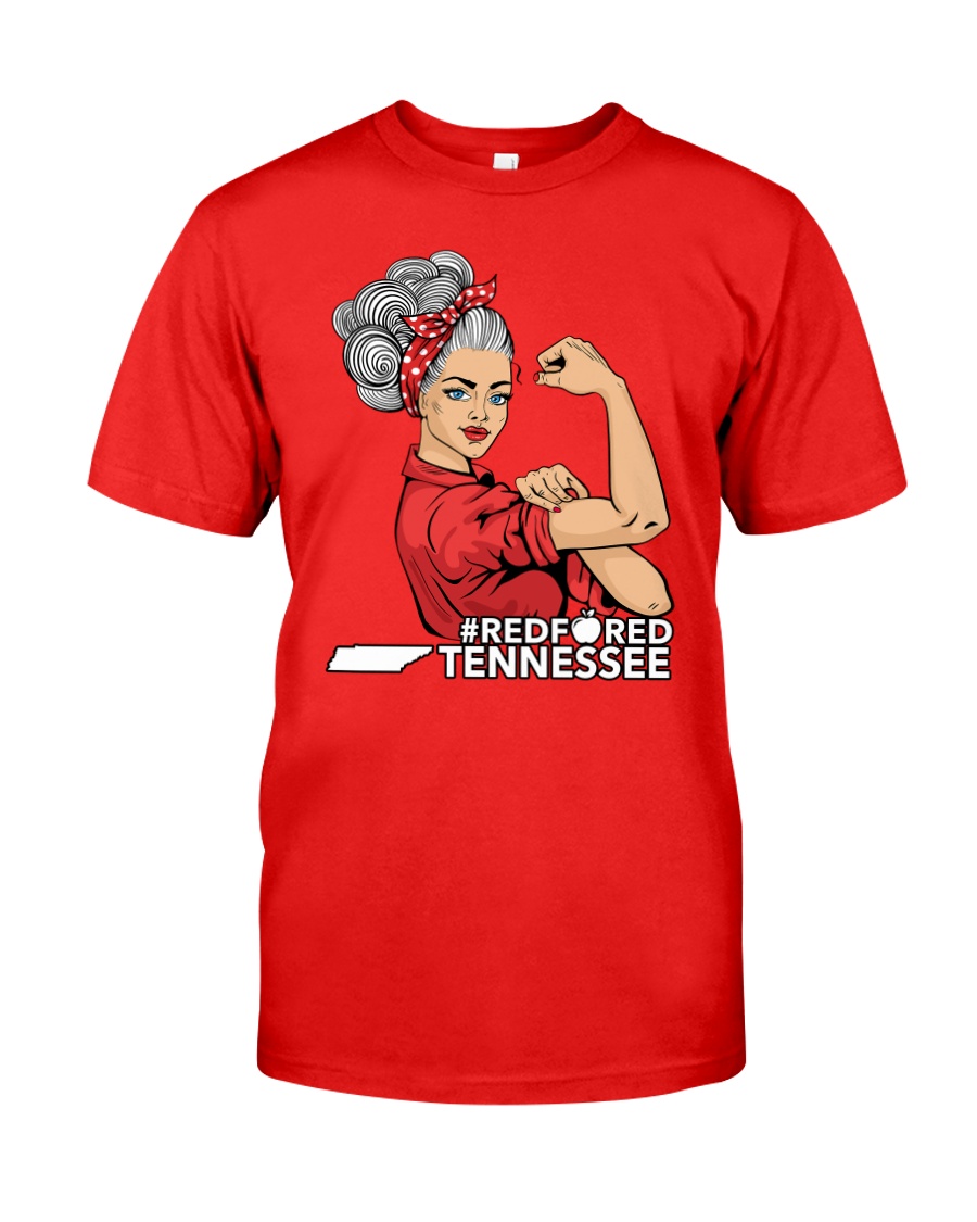 Tennessee Strong Teacher - RedforED Classic T-Shirt
