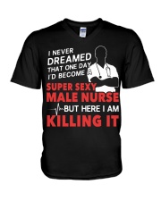 Dreamed Became a Super Sexy Male Nurse V-Neck T-Shirt thumbnail