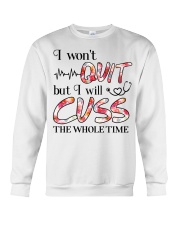 Nurse - Cuss The Whole Time Crewneck Sweatshirt thumbnail