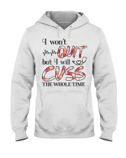 Nurse - Cuss The Whole Time Hooded Sweatshirt thumbnail