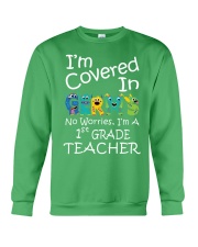First Grade Teacher - I'm covered in Germs Crewneck Sweatshirt thumbnail