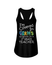 First Grade Teacher - I'm covered in Germs Ladies Flowy Tank thumbnail