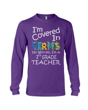 First Grade Teacher - I'm covered in Germs Long Sleeve Tee thumbnail