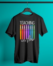 Teacher - Teaching with Flair Classic T-Shirt lifestyle-mens-crewneck-front-3