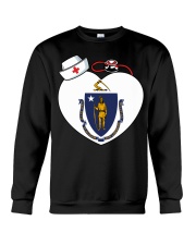 Nurse - National Nurse Week for Masschusetts Crewneck Sweatshirt thumbnail