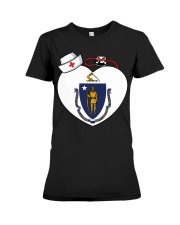 Nurse - National Nurse Week for Masschusetts Premium Fit Ladies Tee thumbnail
