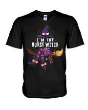 Nurse - I'M THE NURSE WITCH V-Neck T-Shirt tile