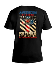 Retired Firefighter V-Neck T-Shirt thumbnail
