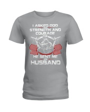 Veteran - Husband Ladies T-Shirt thumbnail