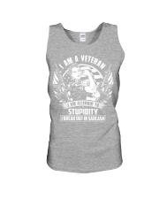 Veteran - Allergic Unisex Tank thumbnail