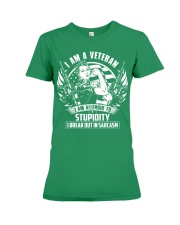 Veteran - Allergic Premium Fit Ladies Tee thumbnail