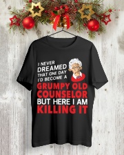 Grumpy Old Counselor Classic T-Shirt lifestyle-holiday-crewneck-front-2